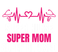 Super Nurse Super Mom Super Blessed Humor Tee For Nurses Gift Ceramic Bell Ornament