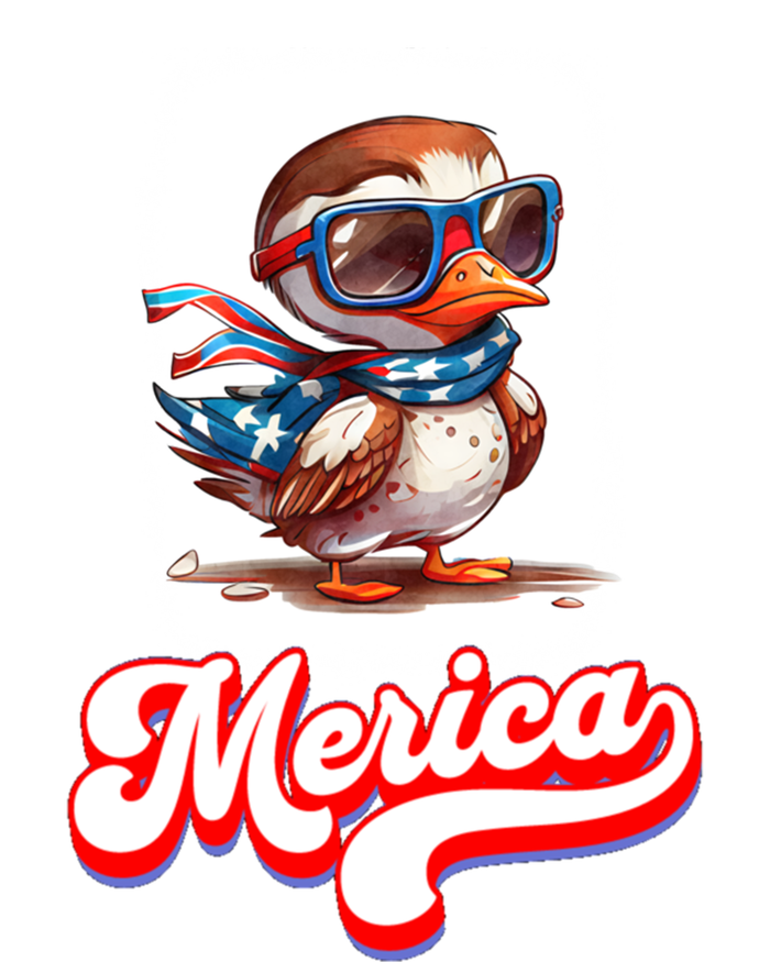 4th Of July Patriotic Duck Merica Cute Gift Premium Hoodie