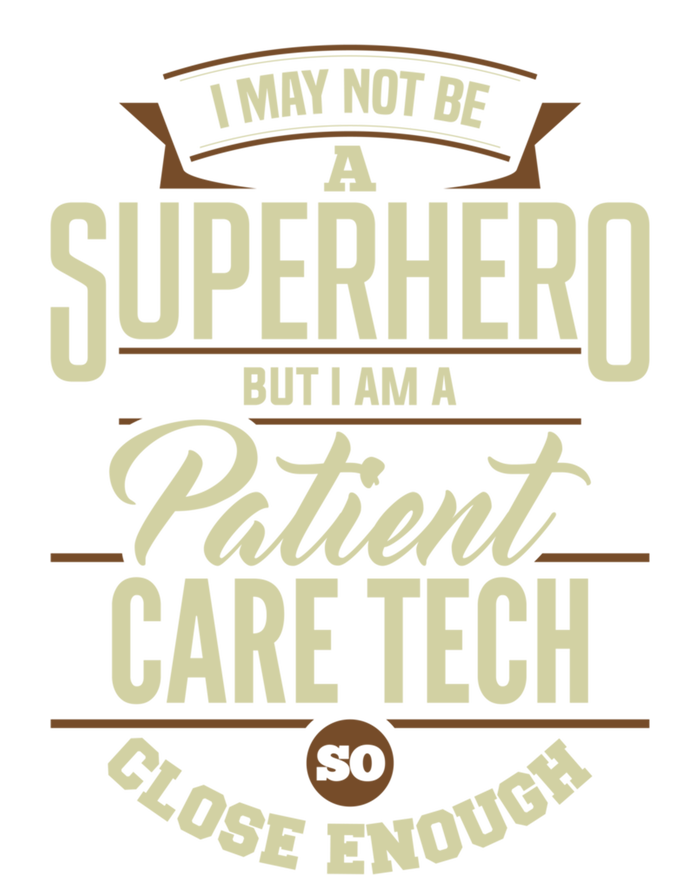 Superhero Patient Care Tech Pct Medical Technician Gift Insulated Varsity Jacket