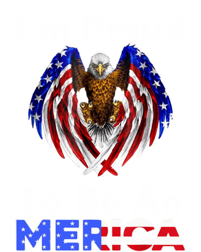 4th Of July Gift Proud To Be An American Eagle Us Flag Funny Gift Hoodie