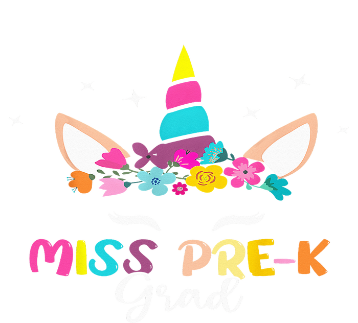 Unicorn Miss Prek Grad Preschool Graduation T-Shirt