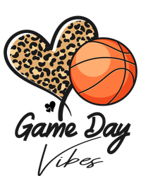 America Basketball Game Day Vibes Basketball Mom Leopard Gift Premium T-Shirt