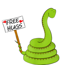 Free Hugs! Funny Boa Constrictor Python Reptile Snake Pun Mousepad