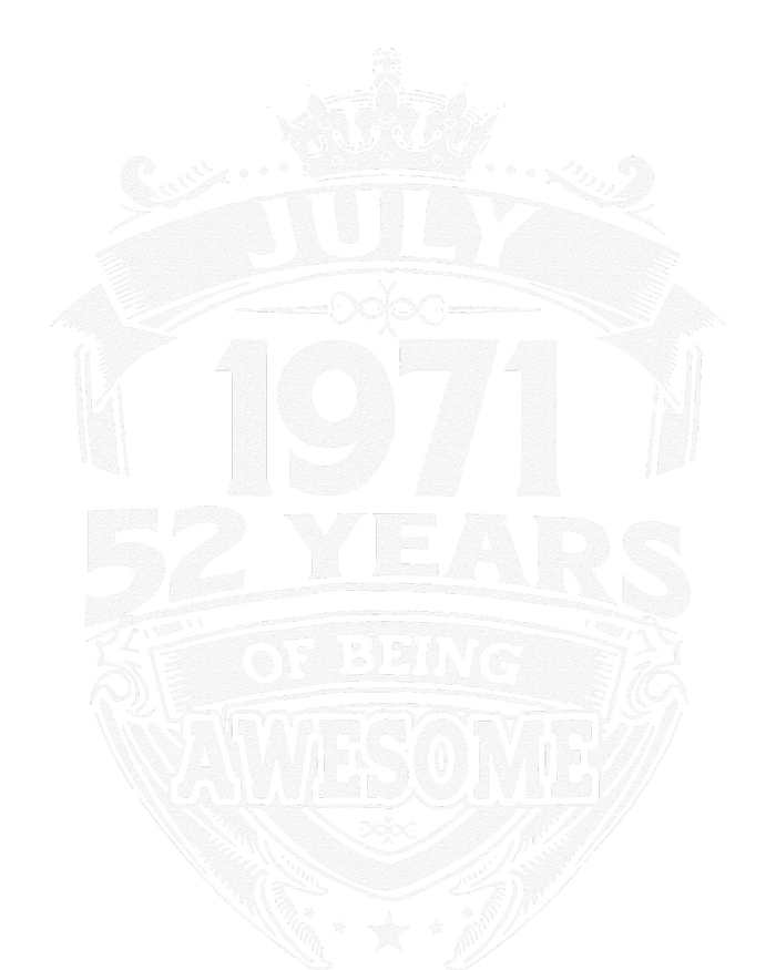 July 1971 52 Years Of Being Awesome 52nd Birthday Yupoong Adult 5-Panel Trucker Hat