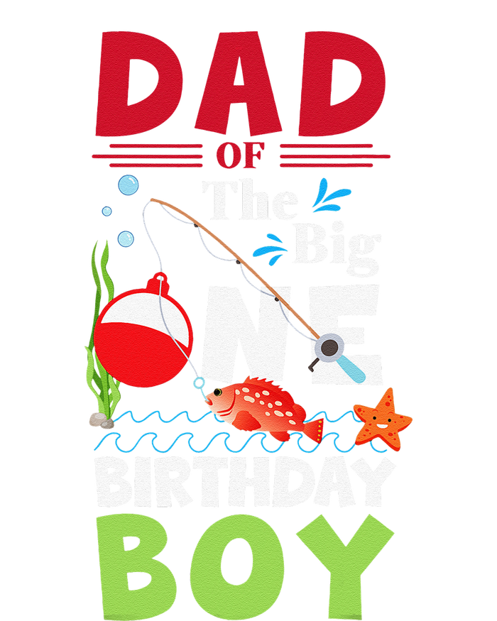 Cute Dad Of The Big One Birthday Fishing 1st First Birthday Gift Coaster