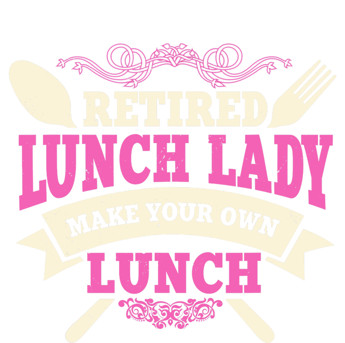 Lunch Lady Retired Cafeteria School Food Service Retiree Dry Zone Grid Polo