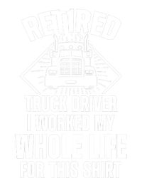 Retired Truck Driver Whole Life Trucker Retirement Gift Toddler Zip Fleece Hoodie