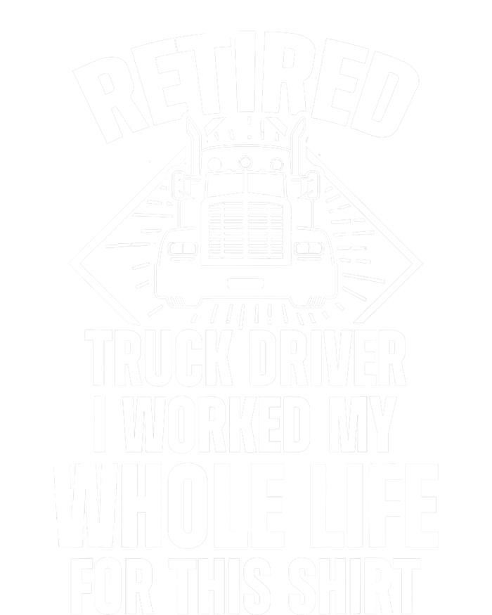 Retired Truck Driver Whole Life Trucker Retirement Gift Toddler Zip Fleece Hoodie