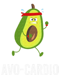 AvoCardio Funny Pun Workout Running Avocado Cooling Performance Crew T-Shirt