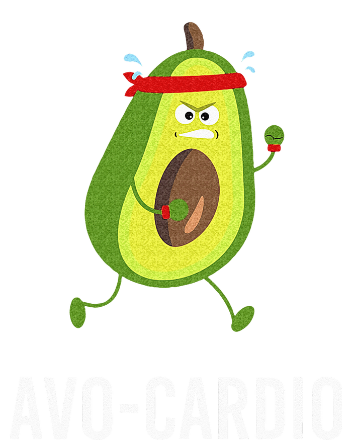 AvoCardio Funny Pun Workout Running Avocado Cooling Performance Crew T-Shirt