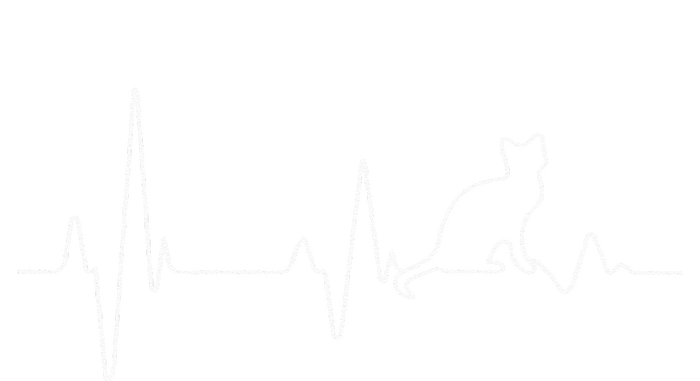 Cat Heartbeat Pulse EKG Cat Running Through My Veins Cooling Performance Crew T-Shirt