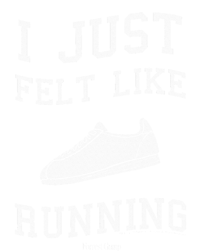 I Just Felt Like Running Quote PosiCharge RacerMesh Polo