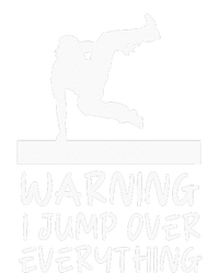 Funny Warning Jump Over Everything Parkour Daily Commute Backpack