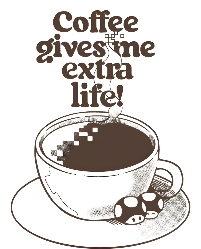 Coffee Gives Me Extra Life T-Shirt