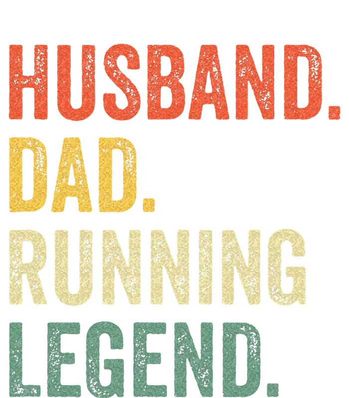 Funny Runner Husband Dad Running Legend Vintage Bumper Sticker