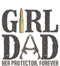 Girl Dad Retro Vintage Gift Dad Father Birthday Tie-Dye Long Sleeve Shirt