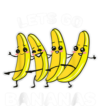 Lets Go Bananas | Funny Fruit Pun Insulated Varsity Jacket