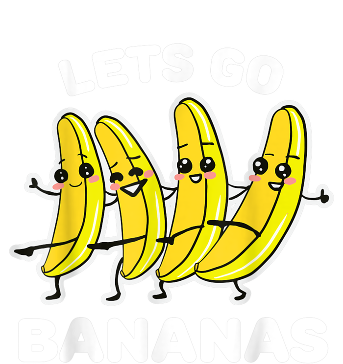 Lets Go Bananas | Funny Fruit Pun Insulated Varsity Jacket