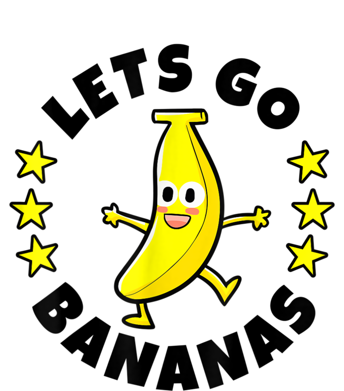 Lets Go Bananas | Funny Fruit Pun | Banana 25L Jumbo Tote