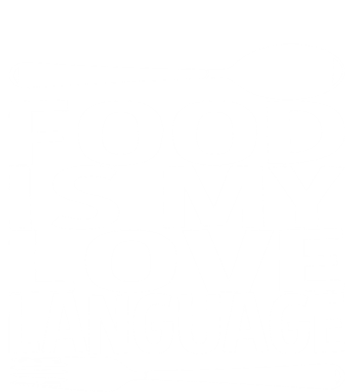 Food Is My Love Language Foodie Chef Food Lover Blogger Gift Poster