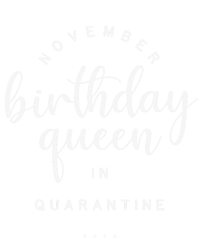 November Birthday Queen In Quarantine Social Distance Gift Ladies PosiCharge Competitor Racerback Tank