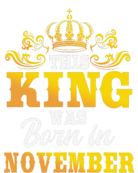 This King Was Born In November Birthday Party Celebration V-Neck T-Shirt