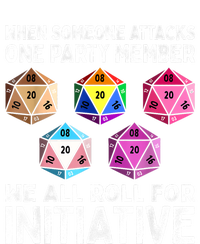 When Someone Attacks One Party Member D20 Dice LGBTQ Ally T-Shirt