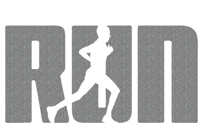 Silhouette Run Design For Runner Marathon Graphic Running T-Shirt