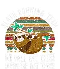 Sloth Running Team Well Get There When We Get There Sloth Hooded Wearable Blanket