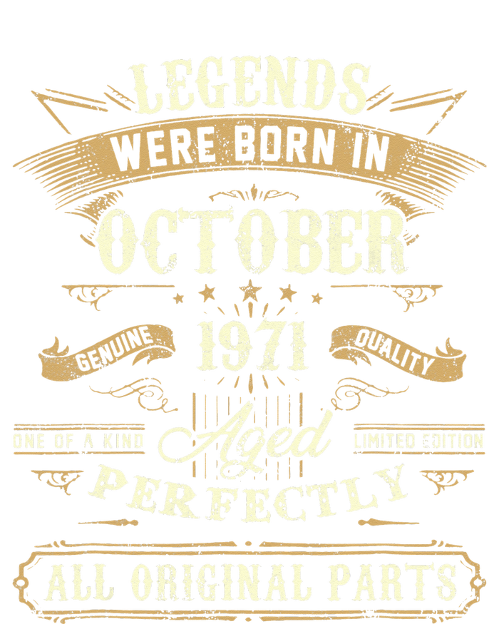 Legends Were Born In October 1971 50Th Birthday Gift Pajama Set