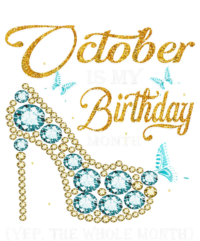 October Is My Birthday The Whole Month October Diamond Gifts Coaster