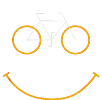 Bike Smiling Face Funny MTB Cycling Magnet