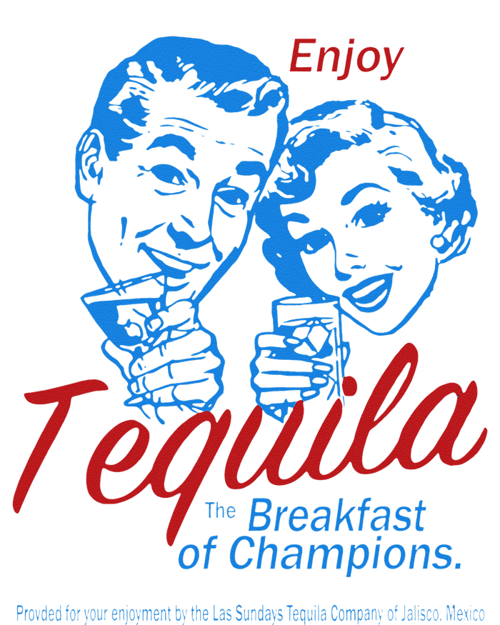 Enjoys Tequila The Breakfasts Of Championss Kids Long Sleeve Shirt