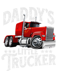 Daddy's Little Trucker Semi Truck Driver Trucking Baby Long Sleeve Bodysuit