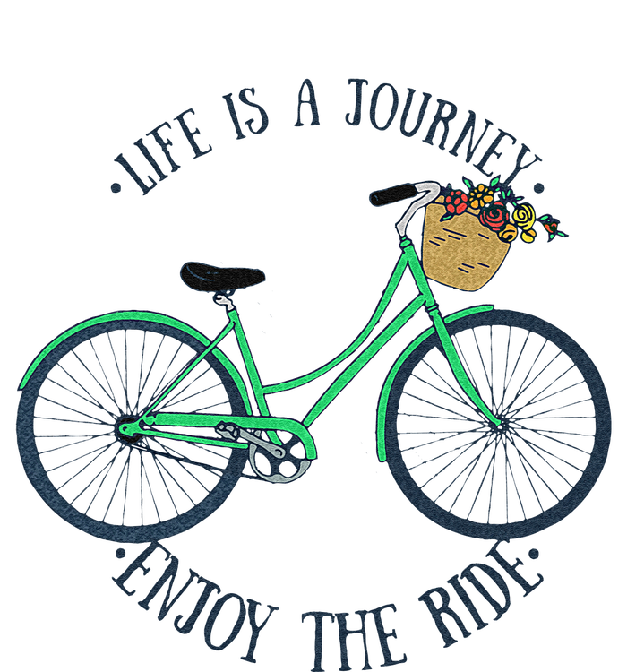 Life Is A Journey Enjoy The Ride Cute Cycling Toddler Zip Fleece Hoodie