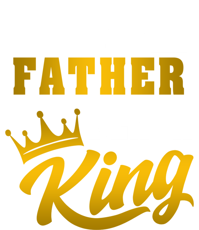 Black Father Black King African American Dad Fathers Day Cool Gift T-Shirt