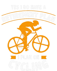 Funny Retirement Plan Cycling Bike Lover Gift Dry Zone Grid Polo