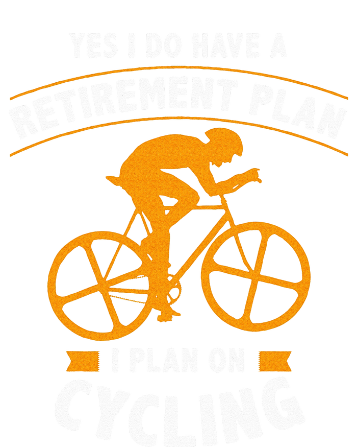 Funny Retirement Plan Cycling Bike Lover Gift Dry Zone Grid Polo