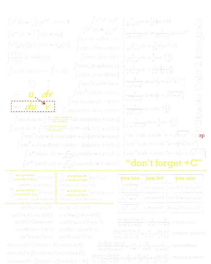 Blackpenredpen Ultimate Calculus 2 Integral Magnet