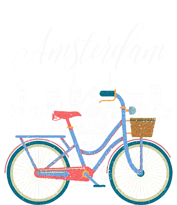 Love Cycling Luv Amsterdam Retro Bike Gift Design Idea Doggie Tank