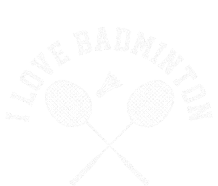 I Love Badminton Player Gift Retro Style Hooded Wearable Blanket