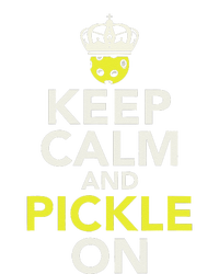 Keep Calm And Pickle On Womens California Wash Sweatshirt