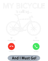 My Bicycle Is Calling Funny Cycling T-Shirt