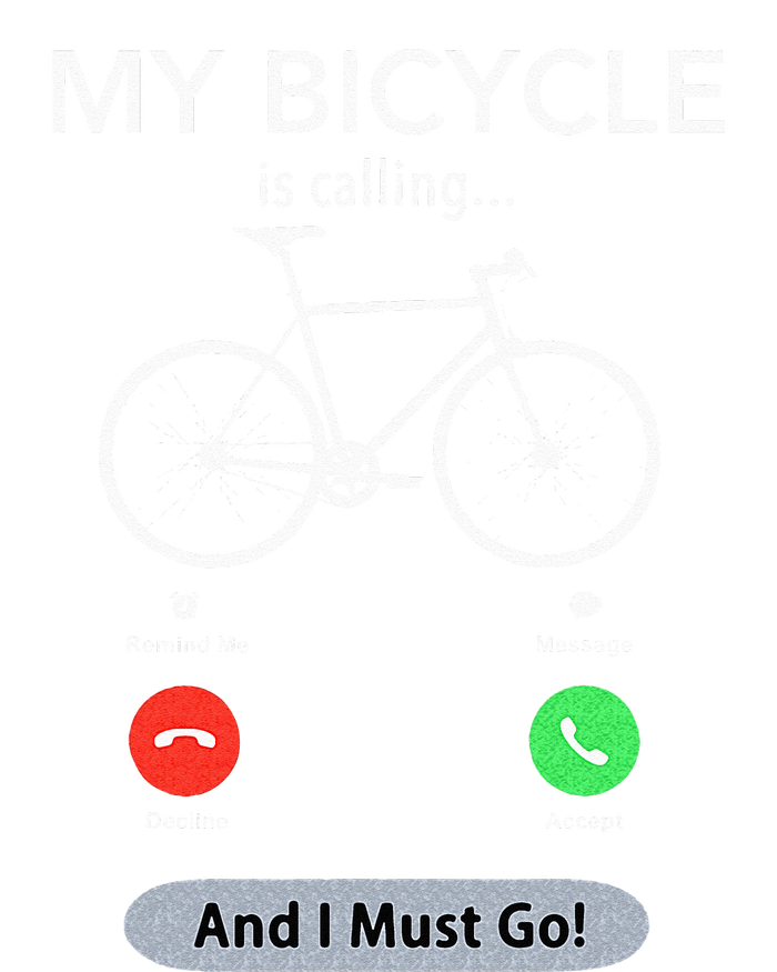 My Bicycle Is Calling Funny Cycling T-Shirt