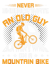 Never Underestimate An Old Guy On Mountain Bike Cycling Women's T-Shirt