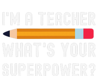 I Am a Teacher What Is Your Superpower Cropped Pullover Crew