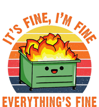 It's Fine I'm FineEverything's Fine Lil Dumpster Fire Cool Dry Zone Grid Polo