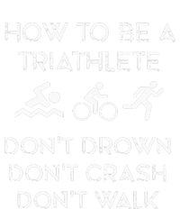 Triathlon Triathlet Swimming Cycling Running Motivation Grommeted Golf Towel