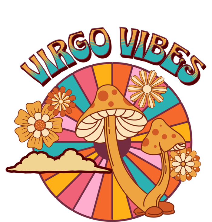 Hippie Virgo Vibes Zodiac Cool Gift T-Shirt