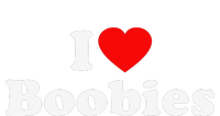 I Love Boobies Cropped Pullover Crew